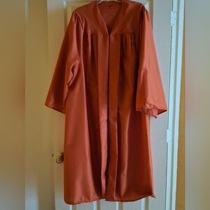 Rust Orange Graduation Gown Unisex